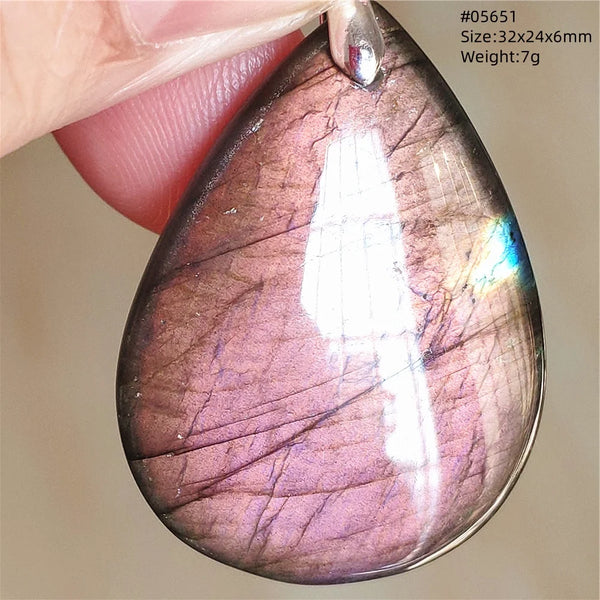 Blue Purple Labradorite Pendant-ToShay.org