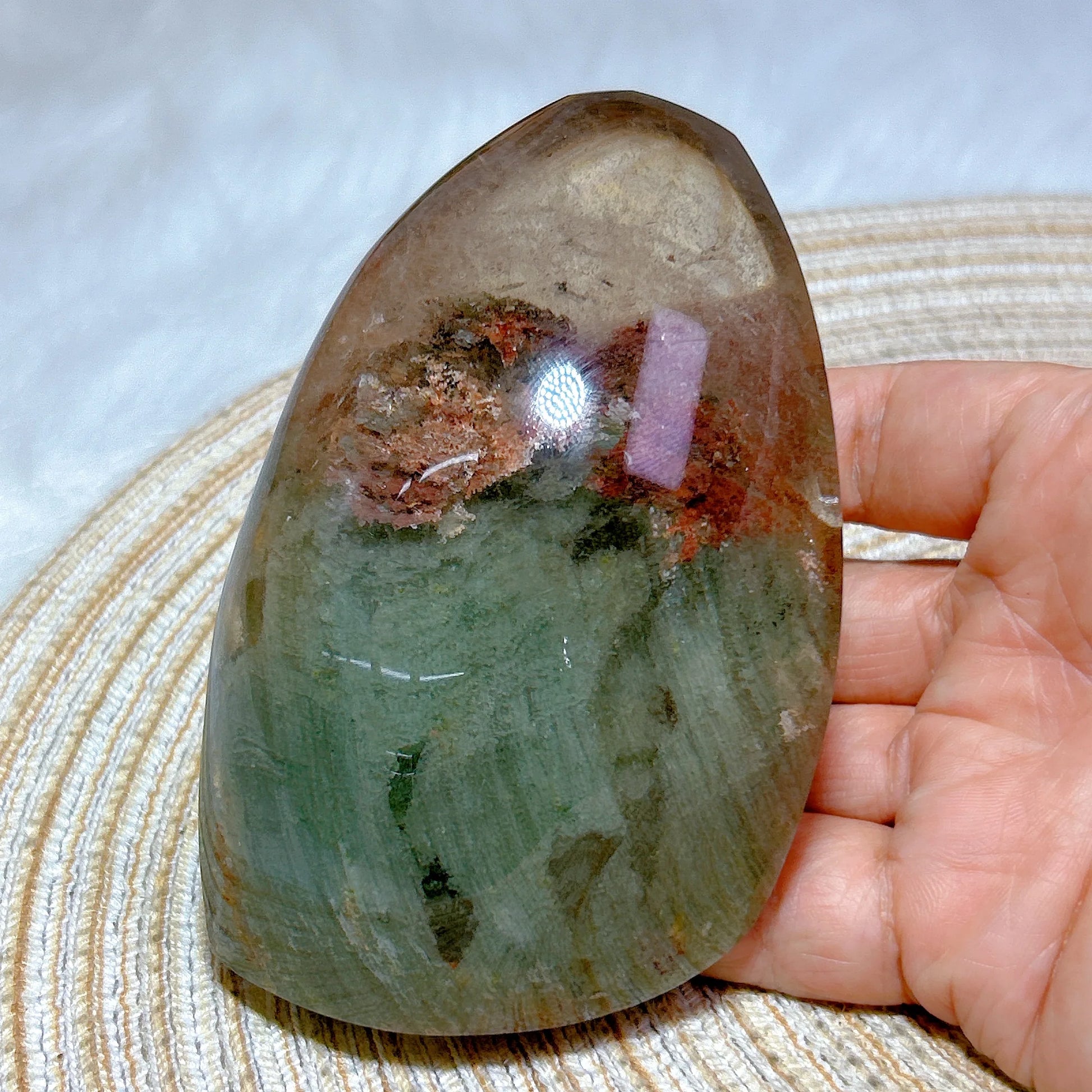 Green Garden Quartz Crystal-ToShay.org