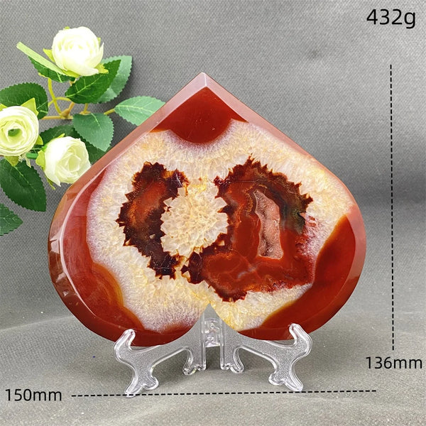 Red Agate Heart-ToShay.org