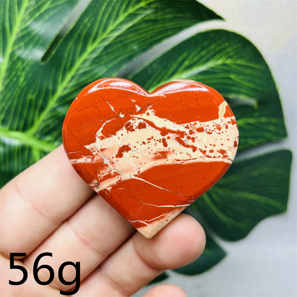 Red Jade Agate Heart-ToShay.org