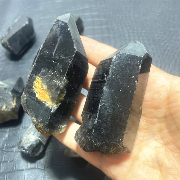 Black Smoky Quartz Crystal-ToShay.org