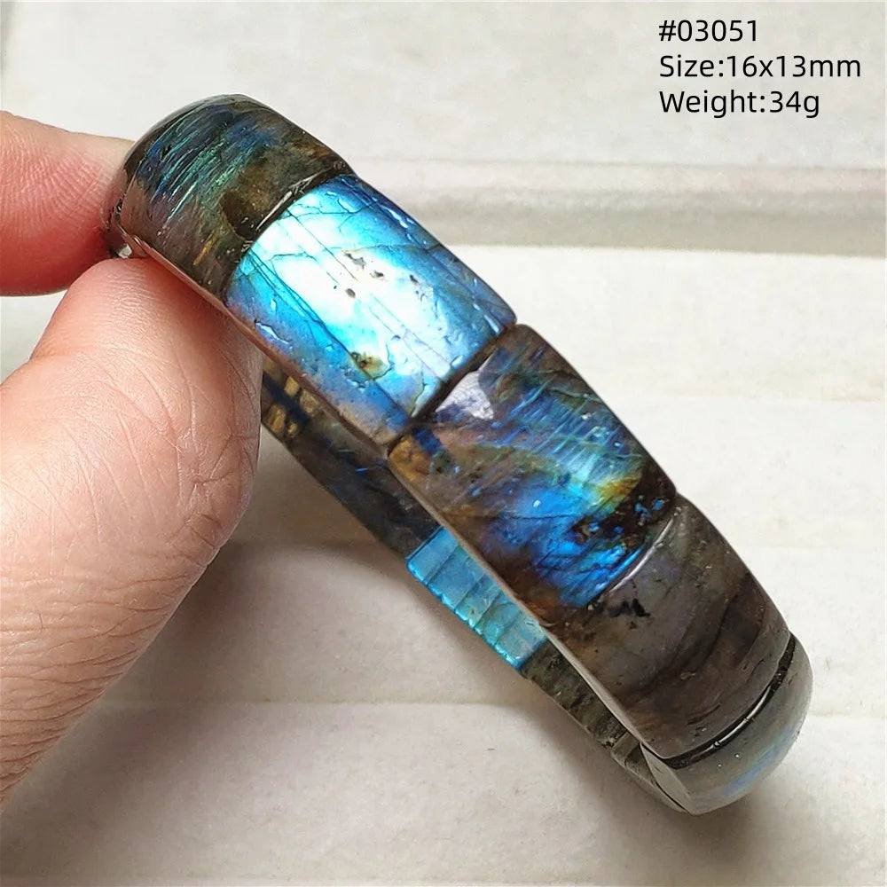 Blue Labradorite Bracelet-ToShay.org