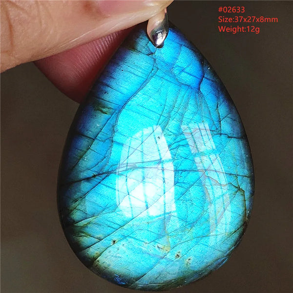 Blue Light Labradorite Pendant-ToShay.org