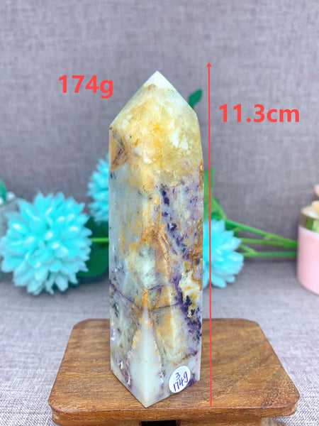 Purple Fluorite Crystal Tower-ToShay.org