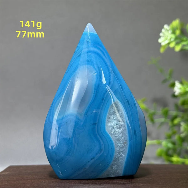 Blue Agate Torch-ToShay.org