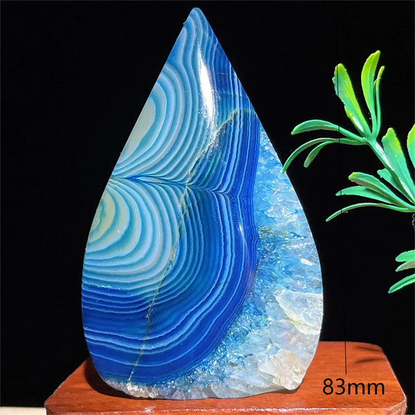 Blue Lace Agate Flame-ToShay.org