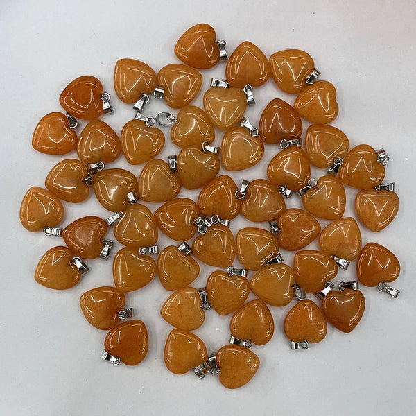 Mixed Crystal Heart Pendants-ToShay.org