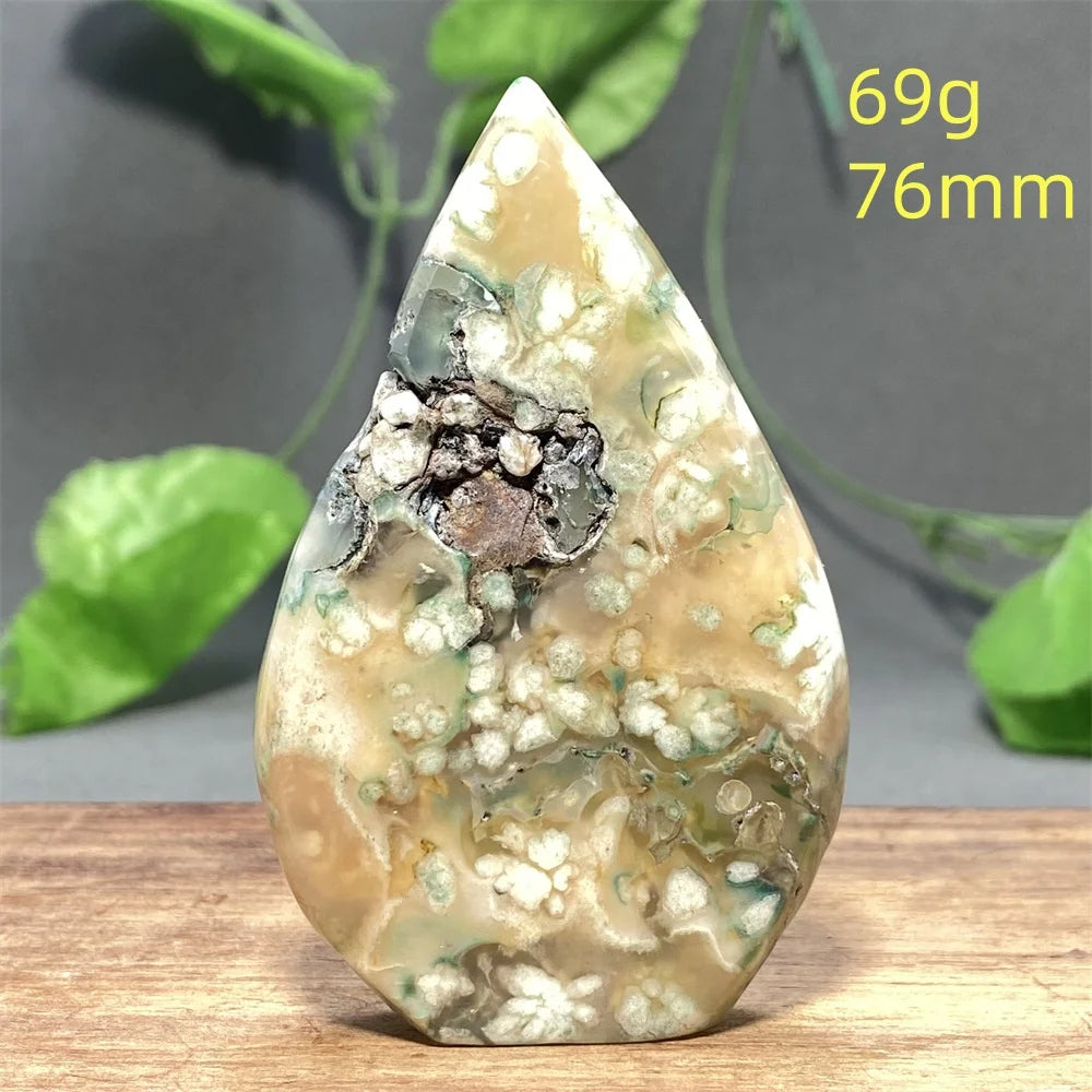 Green Cherry Blossom Agate-ToShay.org