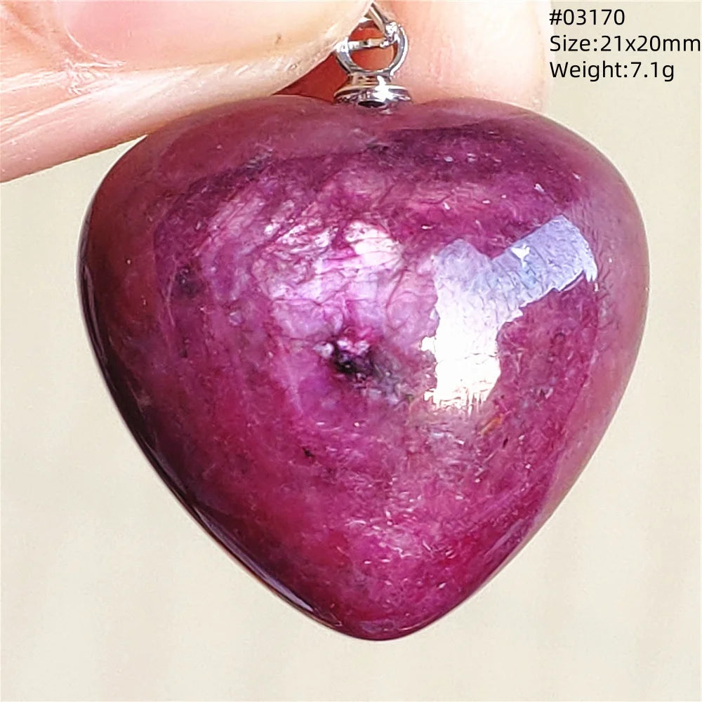 Red Ruby Zoisite Pendant-ToShay.org