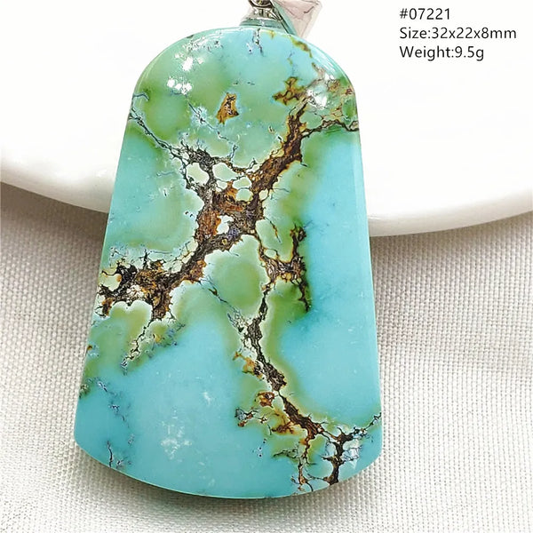 Blue Turquoise Pendant-ToShay.org