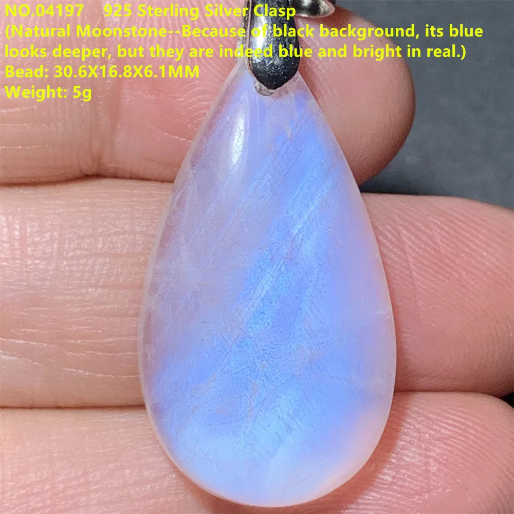 Blue Light Moonstone Pendants-ToShay.org