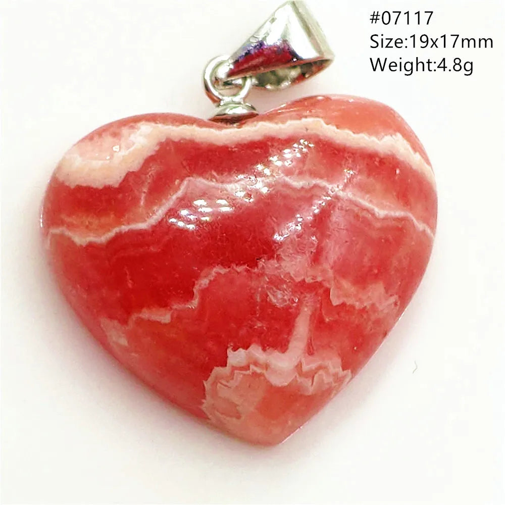 Red Rhodochrosite Pendant-ToShay.org