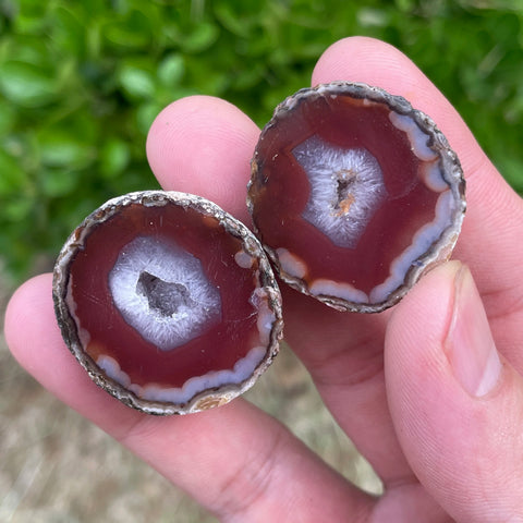 Red Sardonyx Geode Egg-ToShay.org