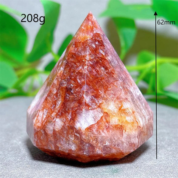 Red Fire Quartz Diamond Tower-ToShay.org