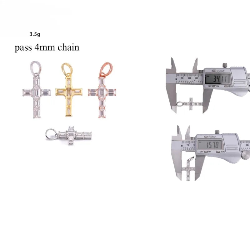 Gold Diamond Cross Pendant-ToShay.org