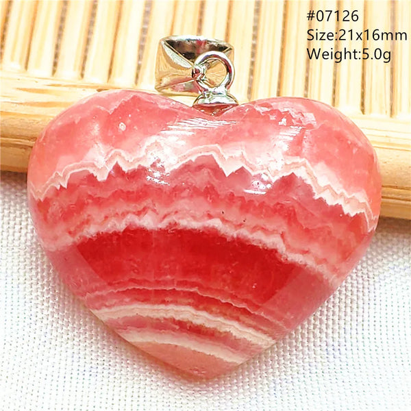Red Rhodochrosite Pendant-ToShay.org