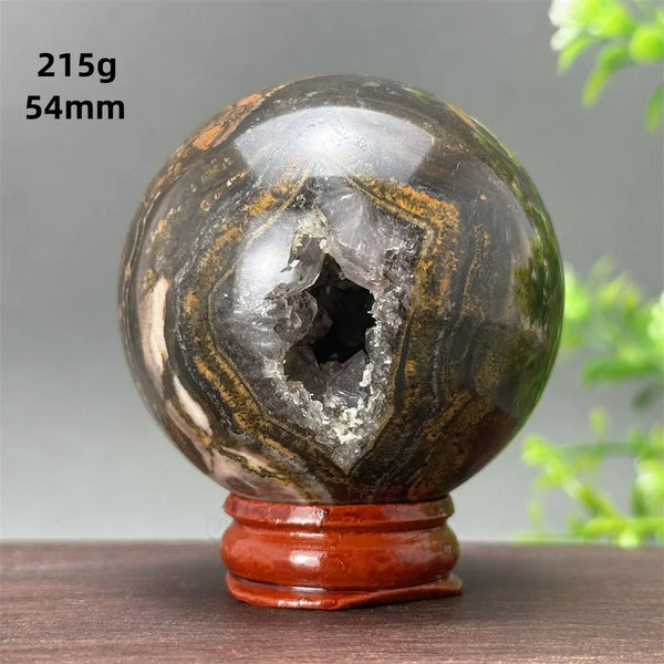 Ocean Jasper Geode Ball-ToShay.org