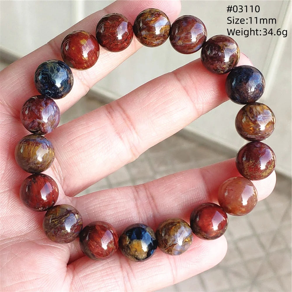 Blue Red Pietersite Bracelet-ToShay.org