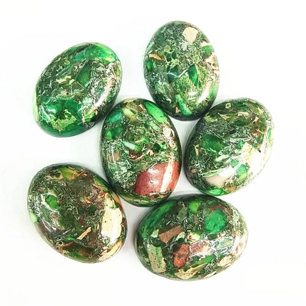 Mixed Imperial Jasper Cabochons-ToShay.org