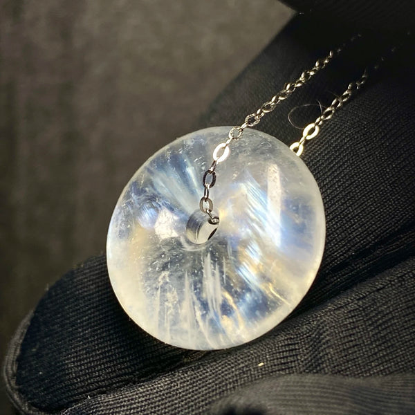 Blue Light Moonstone Donut-ToShay.org