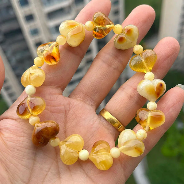 Yellow Amber Bracelet-ToShay.org
