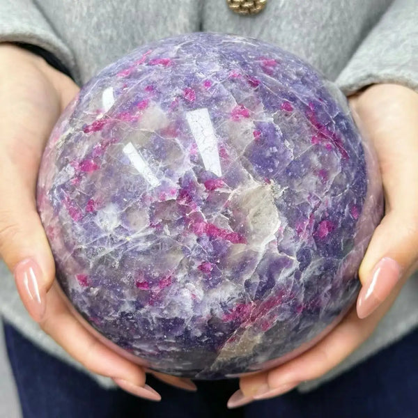 Pink Lepidolite Ball-ToShay.org