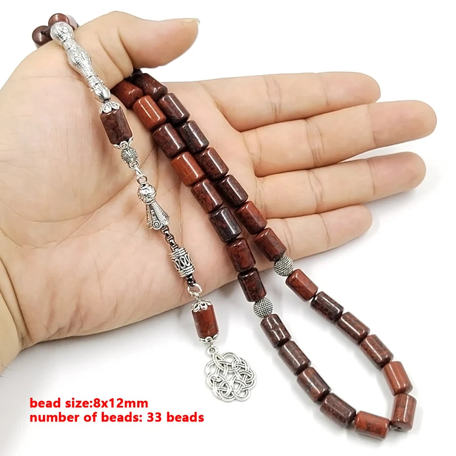Red Obsidian Prayer Tasbih-ToShay.org