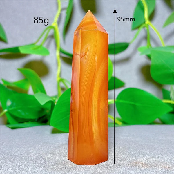 Orange Carnelian Quartz Tower-ToShay.org