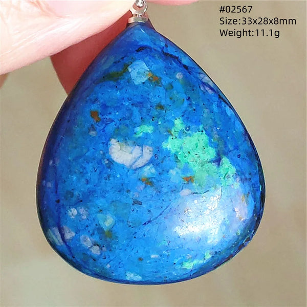 Blue Azurite Pendant-ToShay.org