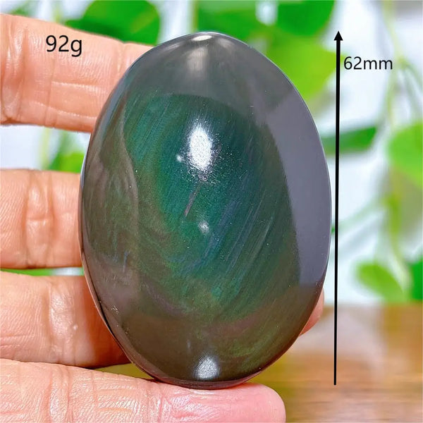 Rainbow Obsidian Palm Stones-ToShay.org