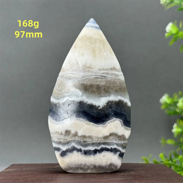 White Fluorite Agate Flame-ToShay.org