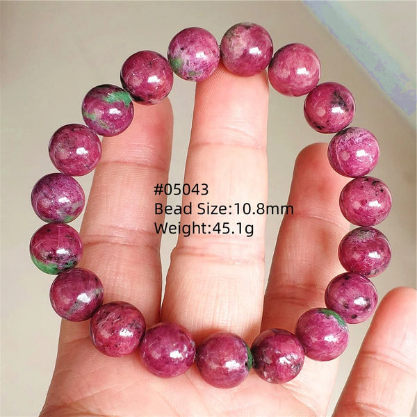 Red Ruby Zoisite Bracelet-ToShay.org