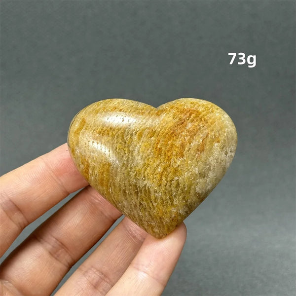 Green Ghost Quartz Heart-ToShay.org