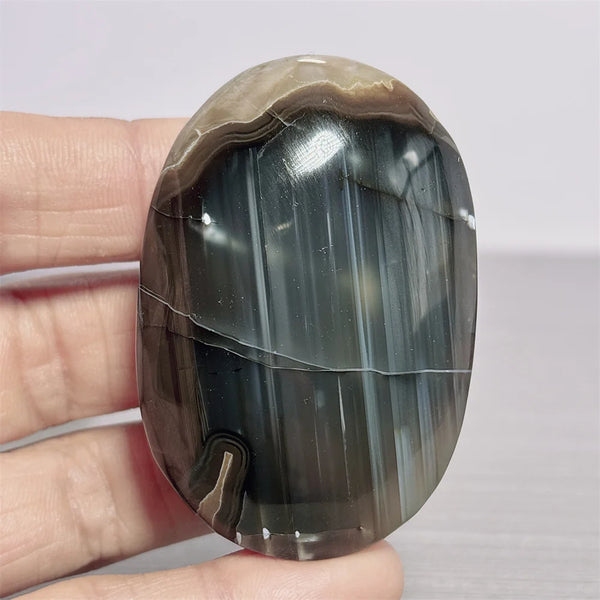 Fire Agate Palm Stone-ToShay.org