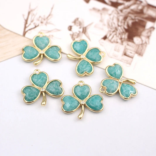 Mixed Crystal Flower Charms-ToShay.org