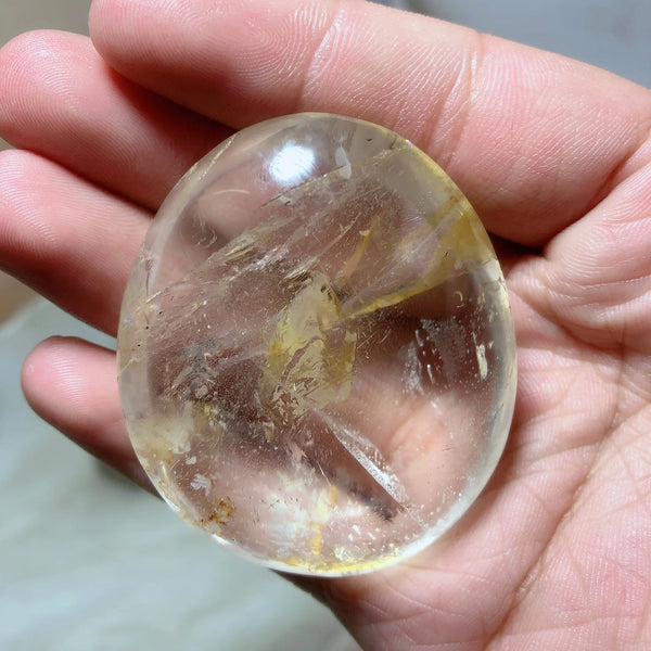 Smokey Quartz Palm Stones-ToShay.org
