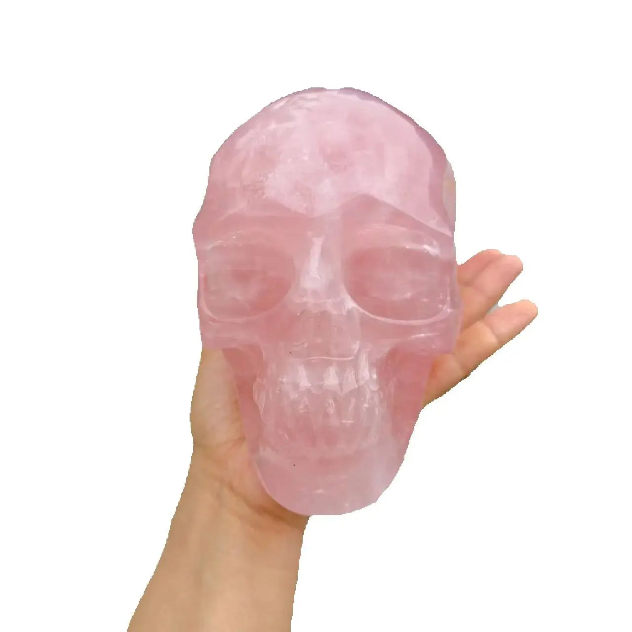 Pink Rose Quartz Skull-ToShay.org