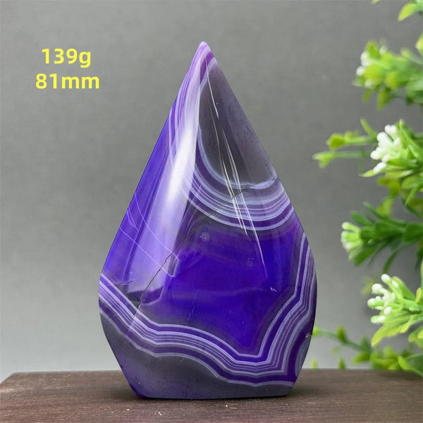 Purple Agate Torch-ToShay.org