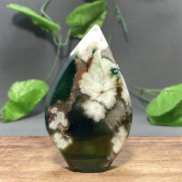 Green Cherry Blossom Agate-ToShay.org