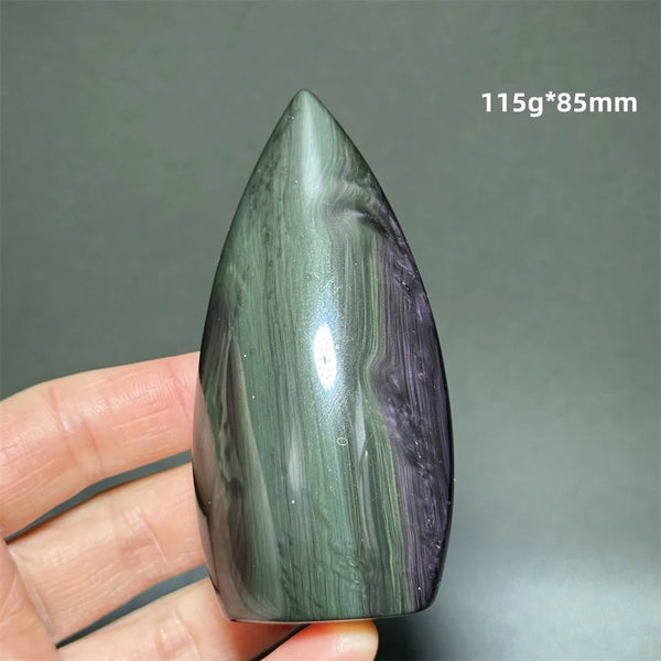Rainbow Obsidian Torch-ToShay.org