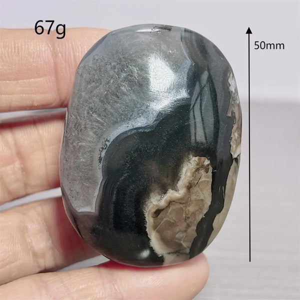 Fire Agate Palm Stone-ToShay.org