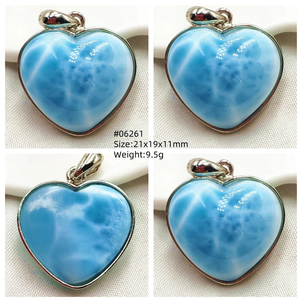 Blue Larimar Pendant-ToShay.org