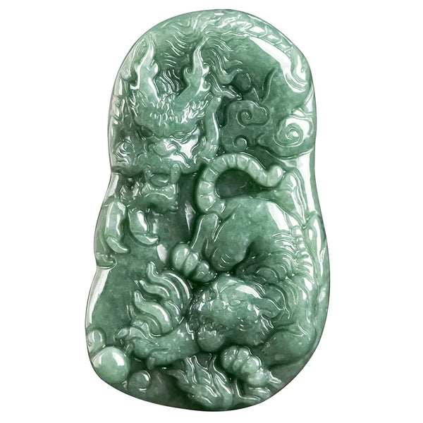 Green Jade Dragon Tiger-ToShay.org