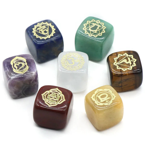 Chakra Symbols Crystal Cubes-ToShay.org