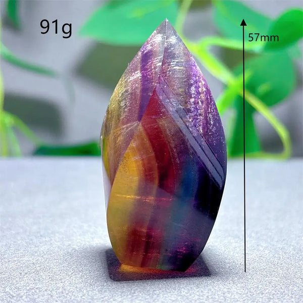Rainbow Fluorite Flame-ToShay.org