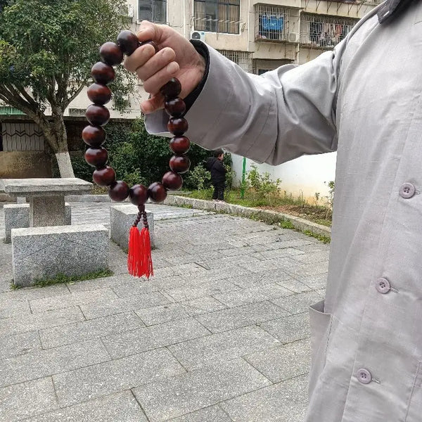 Red Sandalwood Bead Necklace-ToShay.org