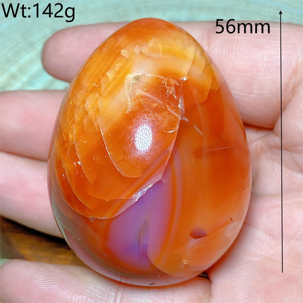 Orange Carnelian Egg-ToShay.org