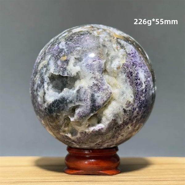 Purple Sphalerite Ball-ToShay.org