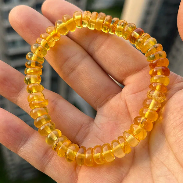 Yellow Amber Bracelet-ToShay.org