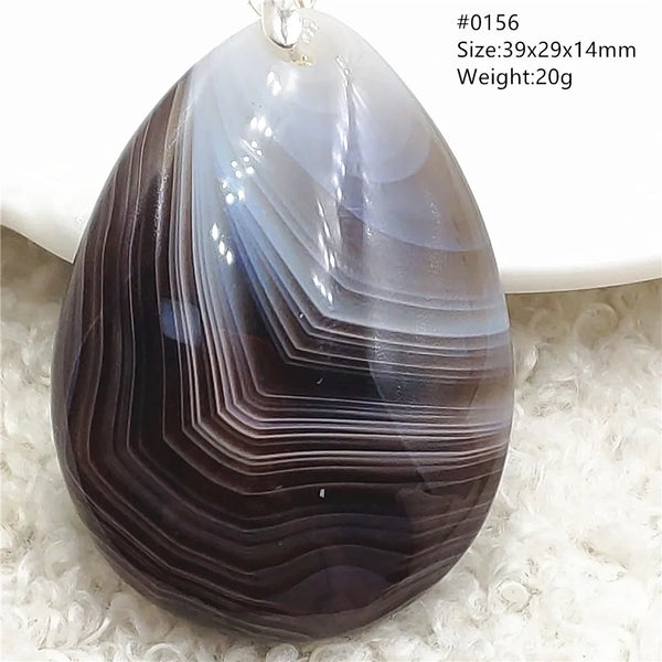 Grey Lace Agate Pendant-ToShay.org